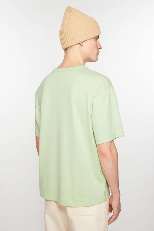 Men Crew Neck Tshirt 8211 Relaxed Fit Mint Green Acne Studios Tshirts