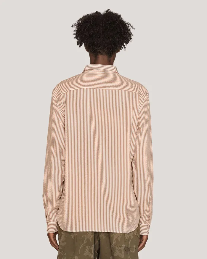 Men Curtis Shirt Brown Multi YMC Shirts