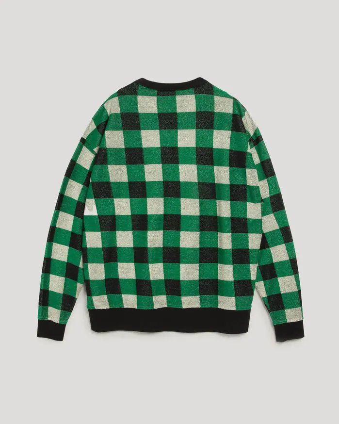 Men Daisy Age Sweatshirt Black Check YMC Tops and TShirts