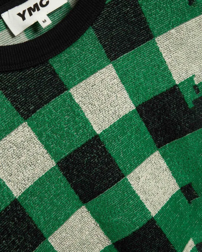 Men Daisy Age Sweatshirt Black Check YMC Tops and TShirts