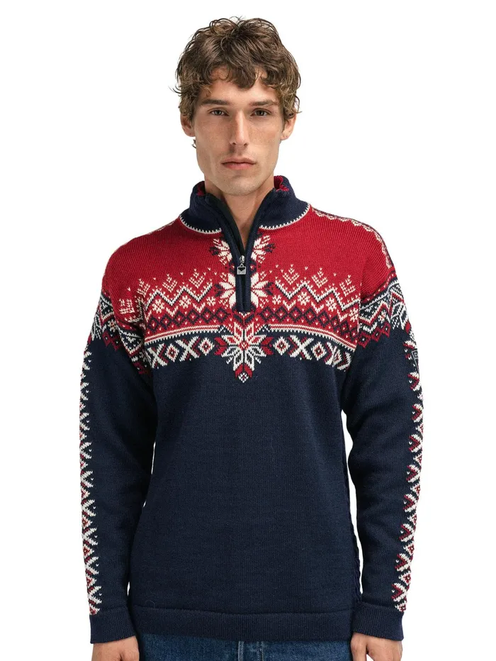 Men Dale Of Norway Halfzip 140th Anniversary Sweater 8211 Norwegian Wool