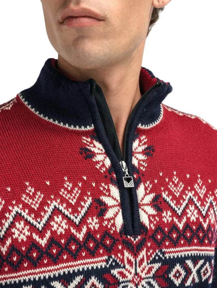Men Dale Of Norway Halfzip 140th Anniversary Sweater 8211 Norwegian Wool
