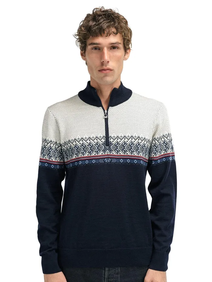 Men Dale Of Norway Halfzip Hovden Sweater 8211 Merino Wool