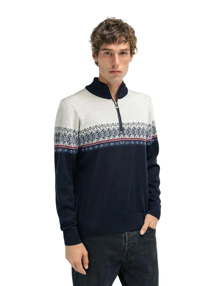Men Dale Of Norway Halfzip Hovden Sweater 8211 Merino Wool