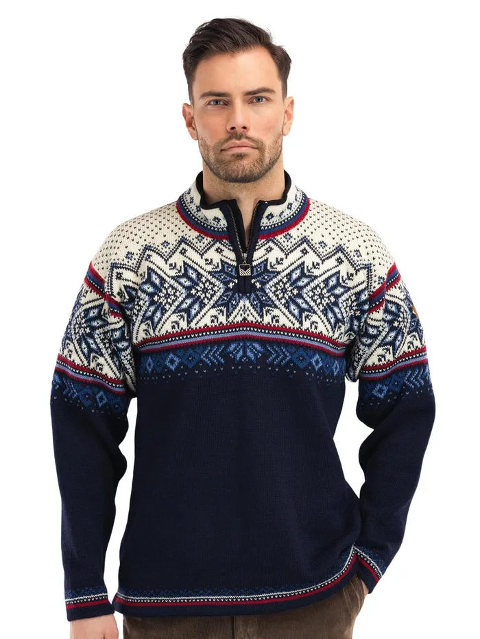Men Dale Of Norway Halfzip Vail Sweater 8211 Norwegian Wool