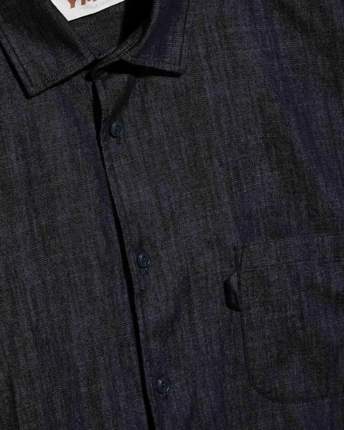 Men Earth Curtis Shirt Dark Indigo YMC Shirts