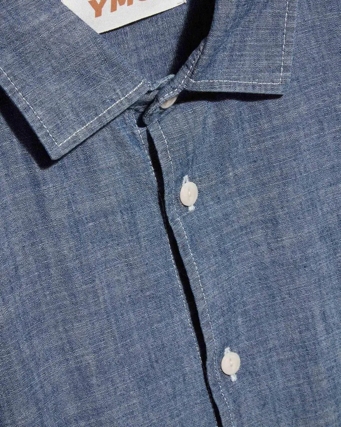 Men Earth Curtis Shirt Light Indigo YMC Earth