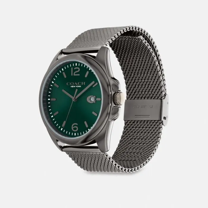 Men Greyson Watch 41 Mm Grey Coach Watches