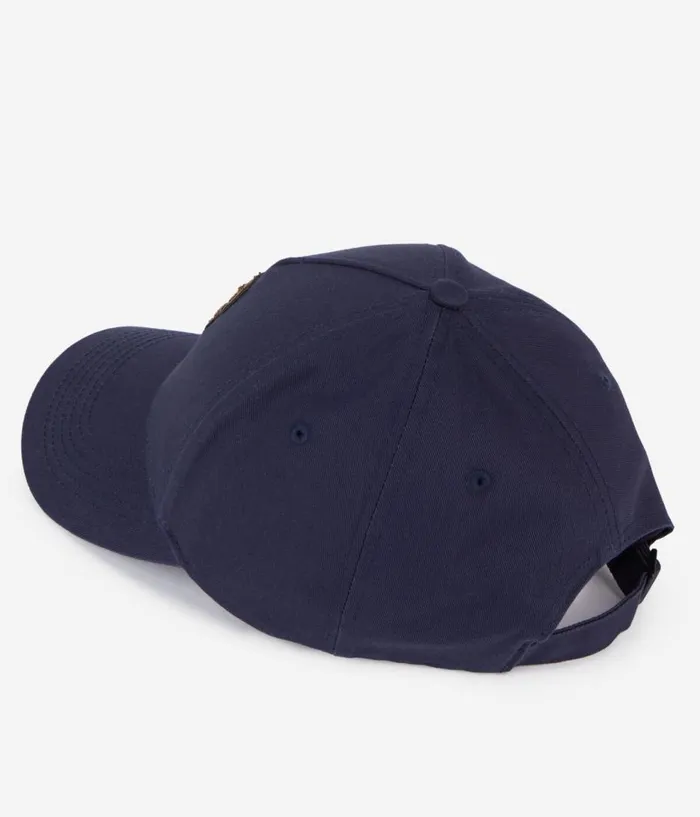 Men Hats and Scarves THE KOOPLES Navy Blue Cap With Blazon Patch Men Hats and Scarves THE KOOPLES Navy Blue Cap With Blazon Patch