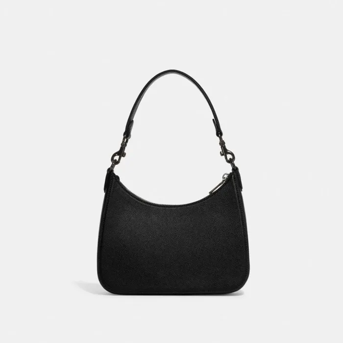 Men Hobo Crossbody With Signature Canvas Detail Black Coach Messenger and Crossbody