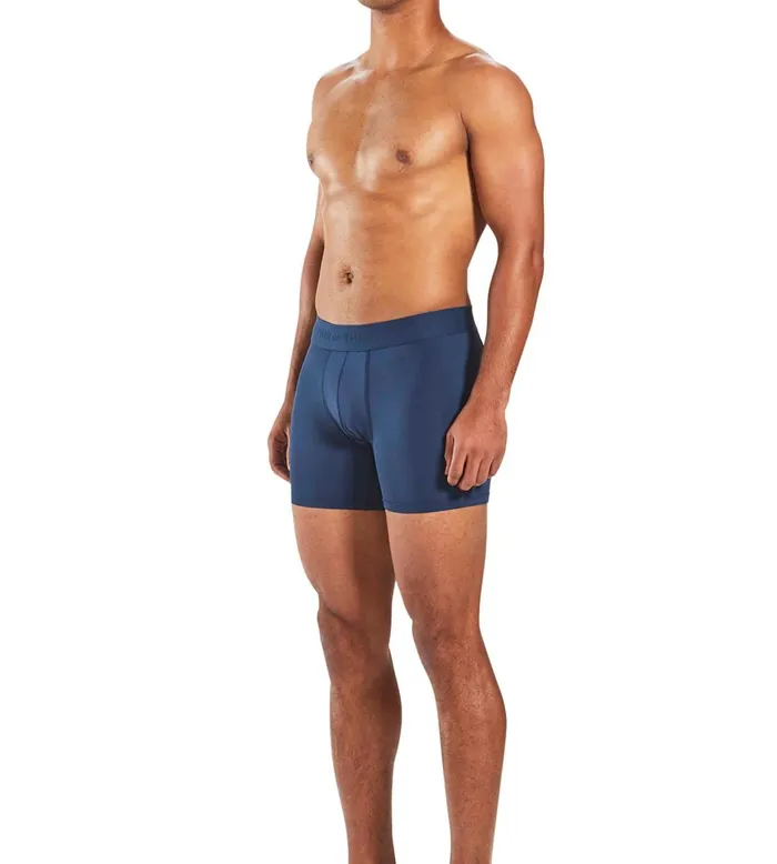 Men Hustle Boxer Briefs Dark Navy Underwear 2 Pack Pair Of Thieves Boxer Briefs