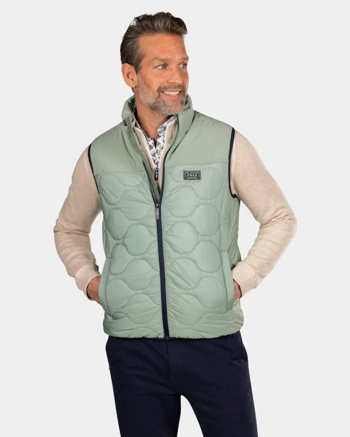 Men Jackets NZA New Zealand Auckland Green Padded Vest 8211 Sage Men Jackets NZA New Zealand Auckland Green Padded Vest 8211 Sage