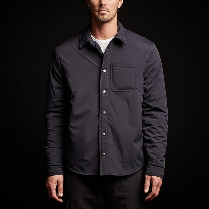 MEN James Perse ASPEN COLLECTION Plaid Lined Performance Jacket Navycobalt