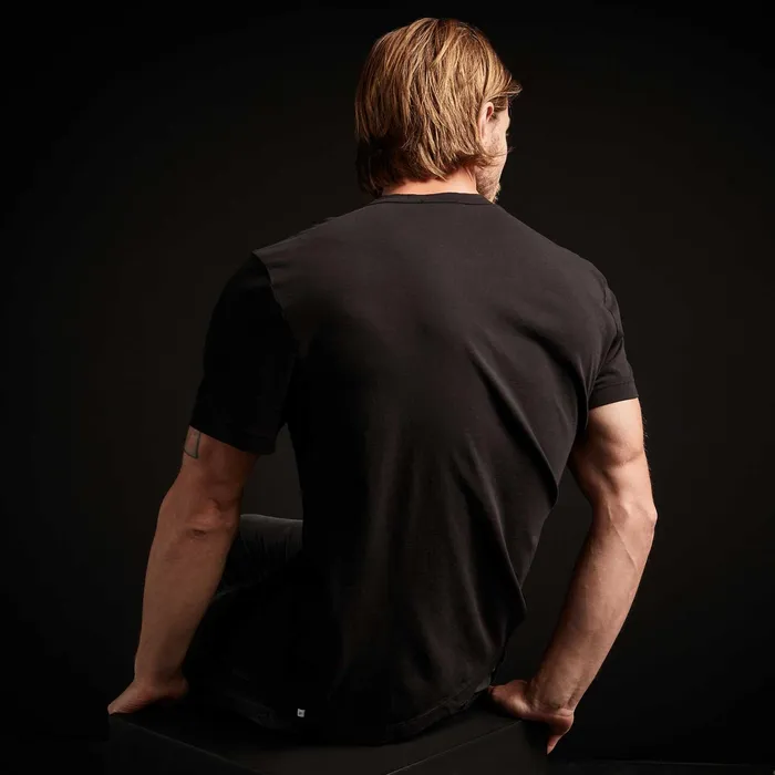 MEN James Perse CLASSICS Lightweight Jersey Pocket Tee Black