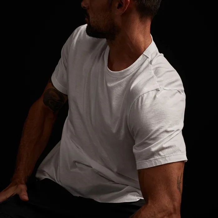 MEN James Perse CLASSICS Luxe Lotus Jersey Tee White