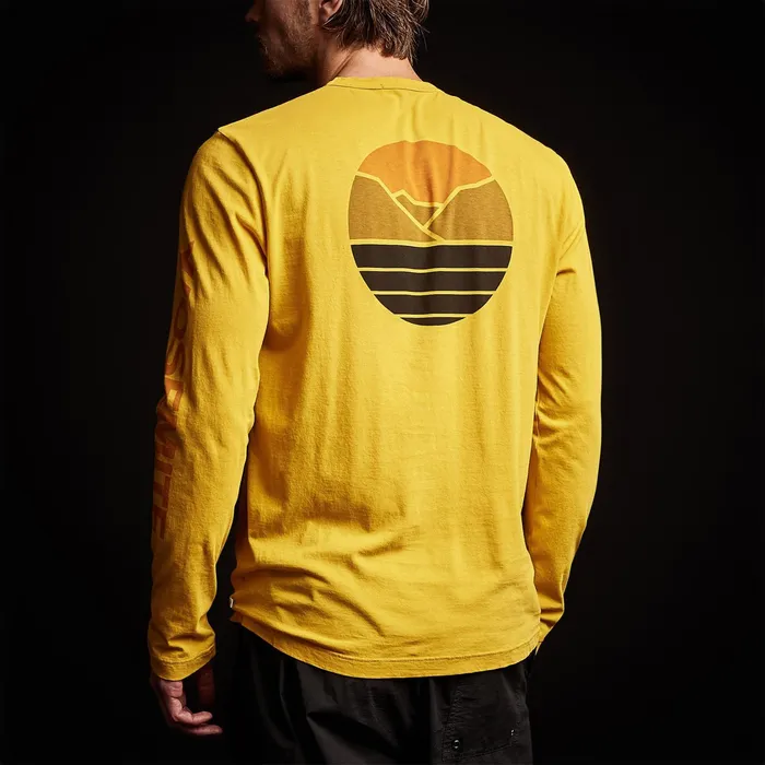 MEN James Perse GRAPHICS Canyon Graphic Tee Crocus Yellow