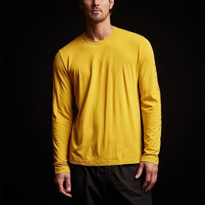 MEN James Perse GRAPHICS Canyon Graphic Tee Crocus Yellow
