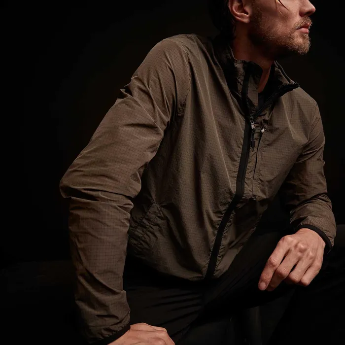 MEN James Perse JACKETSOUTERWEAR YOSEMITE High Tech Ripstop Shell Jacket Olive