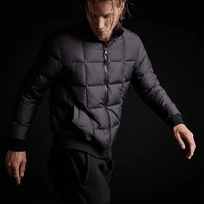 MEN James Perse JACKETSOUTERWEAR YOSEMITE Lightweight Down Zip Front Jacket Black