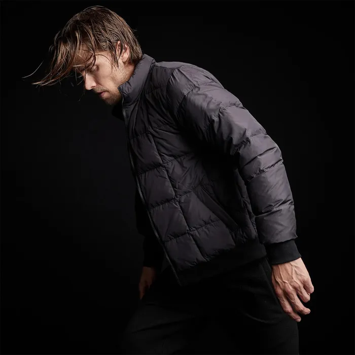 MEN James Perse JACKETSOUTERWEAR YOSEMITE Lightweight Down Zip Front Jacket Black
