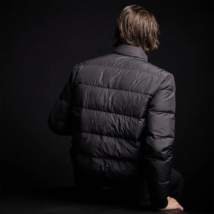 MEN James Perse JACKETSOUTERWEAR YOSEMITE Lightweight Down Zip Front Jacket Black
