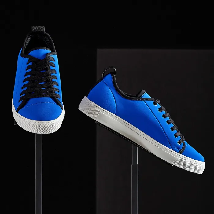 MEN James Perse LACEUPS Men039s Carbon Low Royal Blue