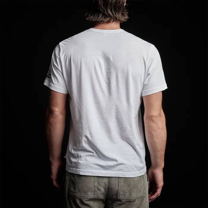 MEN James Perse LOS ANGELES COLLECTION LA Gothic Short Sleeve Crew White