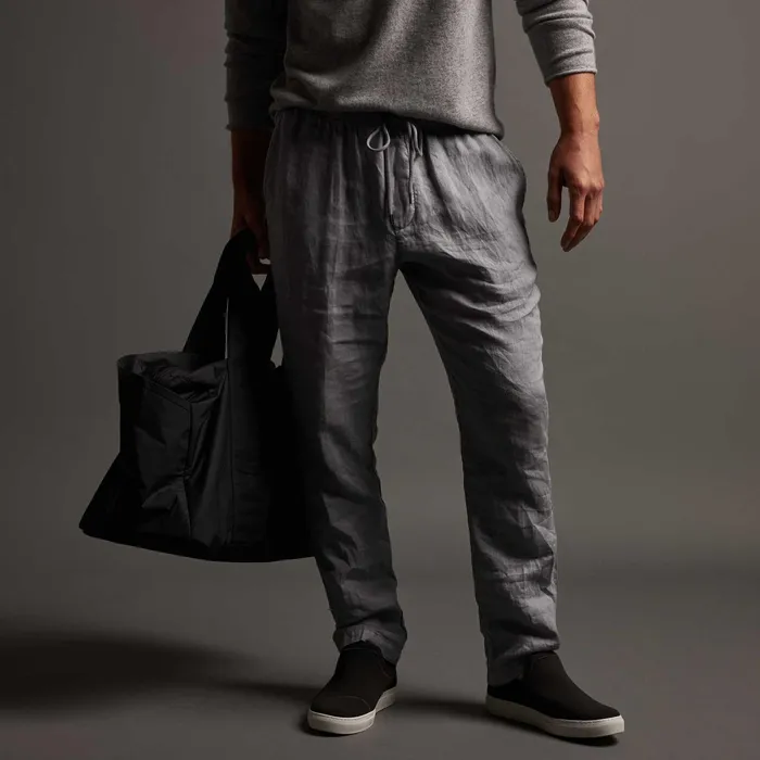 MEN James Perse PANTSDENIM Lightweight Linen Pant Breeze Pigment