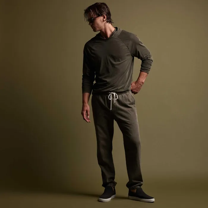 MEN James Perse PANTSDENIM Slub Cotton Easy Pant Ammo Pigment