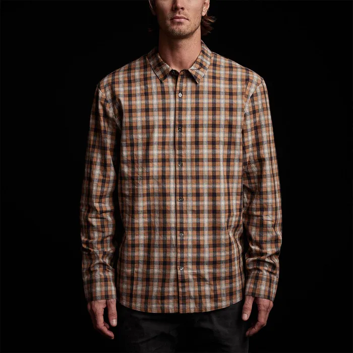 MEN James Perse SHIRTING Plaid Shirt Amber