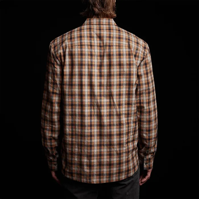 MEN James Perse SHIRTING Plaid Shirt Amber