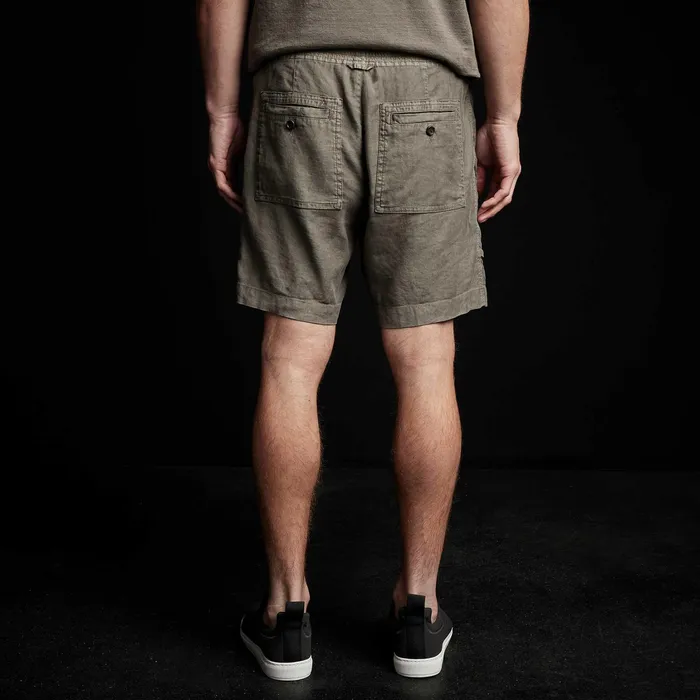 MEN James Perse SHORTS Patch Pocket Short River Rock Pigment