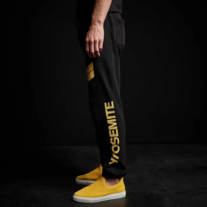 MEN James Perse SWEAT TOPSBOTTOMS YOSEMITE French Terry Sweatpant Black