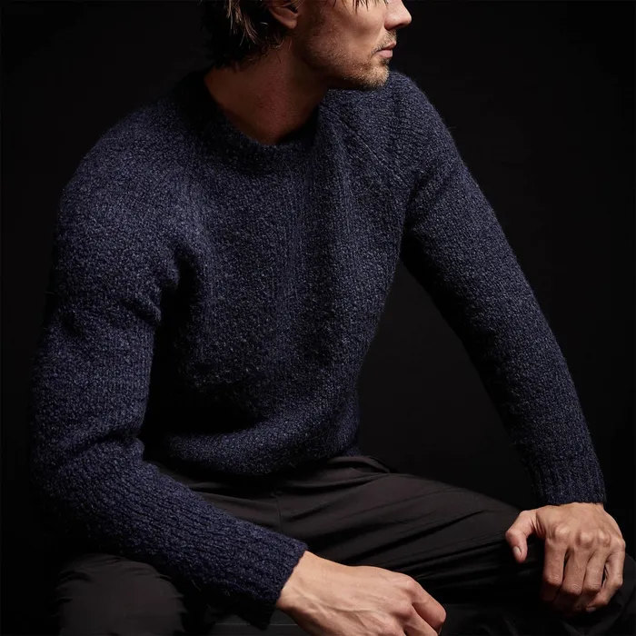 MEN James Perse SWEATERS Summit Sweater Navy