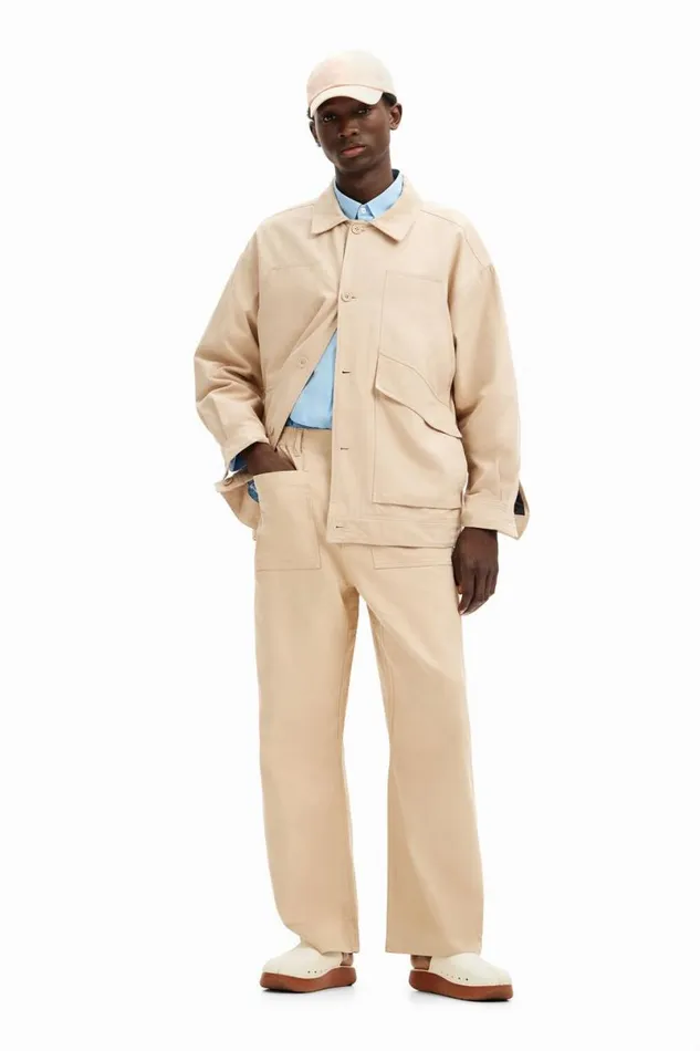 Men Jeans And Trousers Desigual Long Pants With Pockets