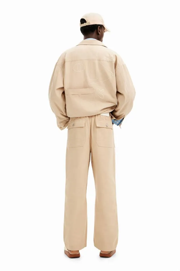 Men Jeans And Trousers Desigual Long Pants With Pockets