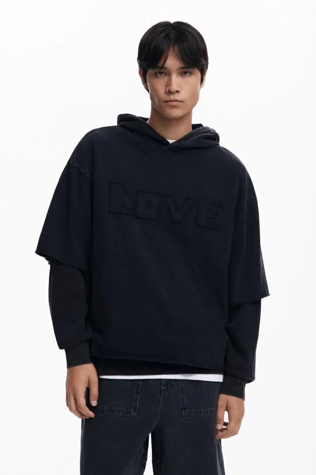 Men Jumpers And Sweatshirts Desigual Doublesleeve Sweatshirt