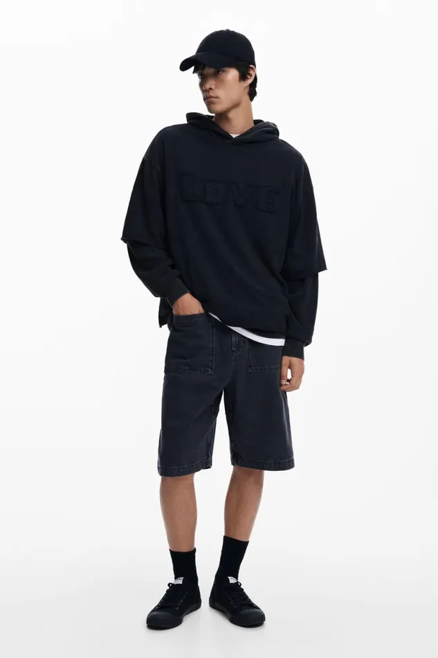 Men Jumpers And Sweatshirts Desigual Doublesleeve Sweatshirt
