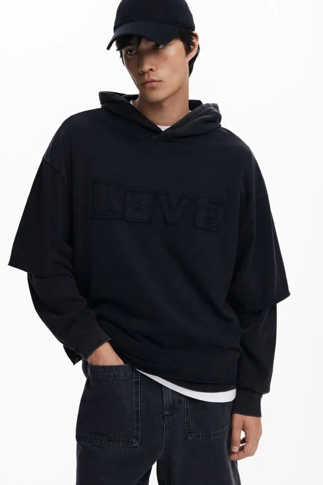 Men Jumpers And Sweatshirts Desigual Doublesleeve Sweatshirt
