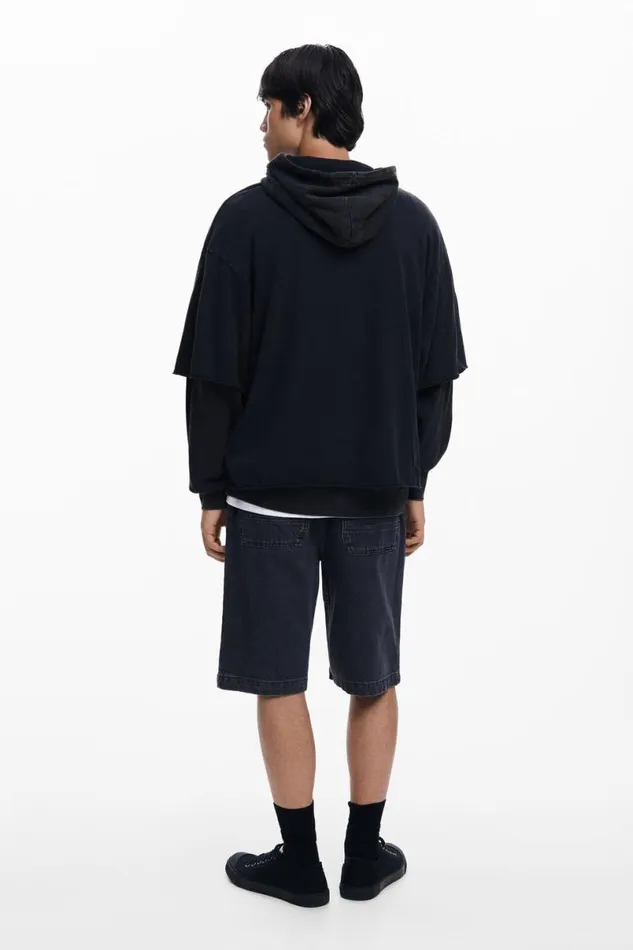 Men Jumpers And Sweatshirts Desigual Doublesleeve Sweatshirt