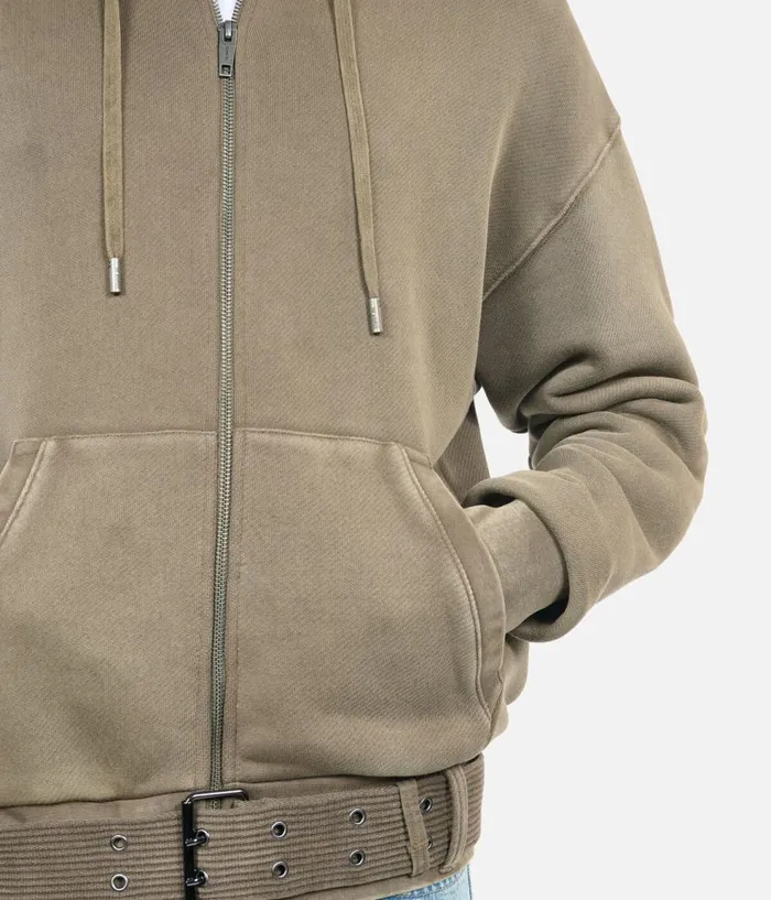 Men Knits and Tees THE KOOPLES Khaki Hoodie Men Knits and Tees THE KOOPLES Khaki Hoodie