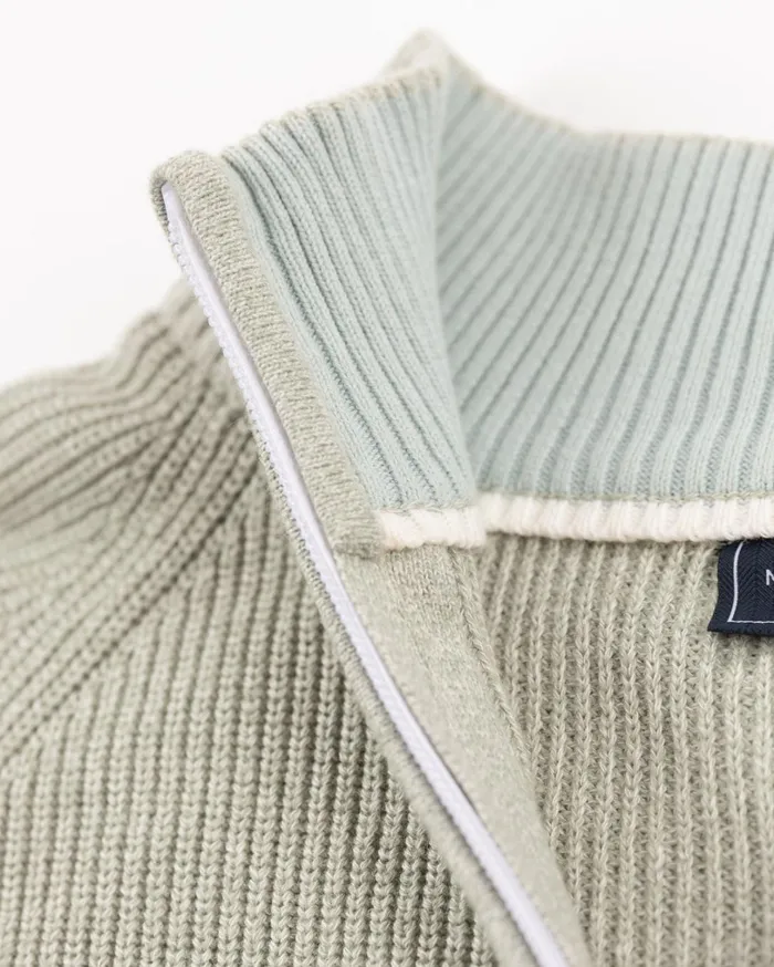 Men Knitwear NZA New Zealand Auckland Light Green Knitted Half Zip Pullover 8211 Sage Men Knitwear NZA New Zealand Auckland Light Green Knitted Half Zip Pullover 8211 Sage
