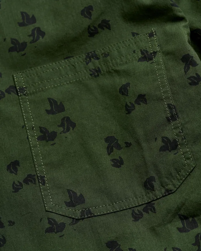 Men Kudzu Tuscumbia Shirt Evergreenpine Green Billy Reid Shirting