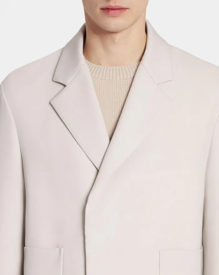 Men Lanvin Coats and Jackets Relaxed Jacket Mastic