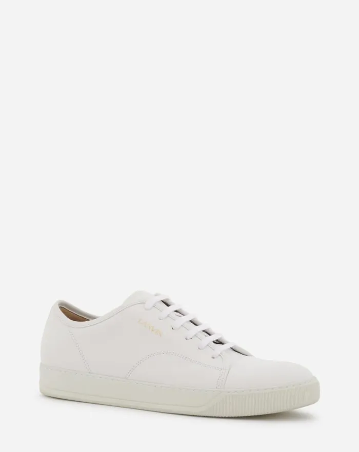 Men Lanvin DBB1 Dbb1 Leather Sneakers White