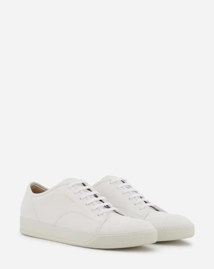 Men Lanvin DBB1 Dbb1 Leather Sneakers White