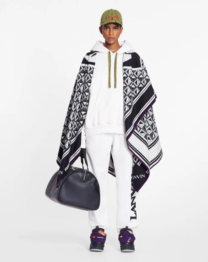 Men Lanvin Knitwear and Sweatshirts Lanvin X Future Unisex Oversized Curb Laces White Mustang