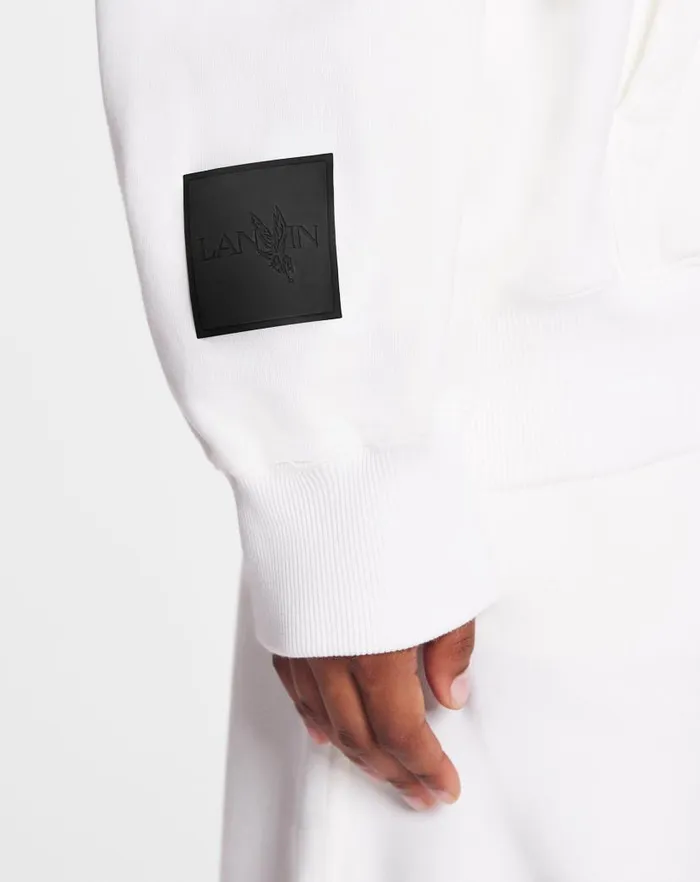 Men Lanvin Knitwear and Sweatshirts Lanvin X Future Unisex Oversized Curb Laces White Mustang