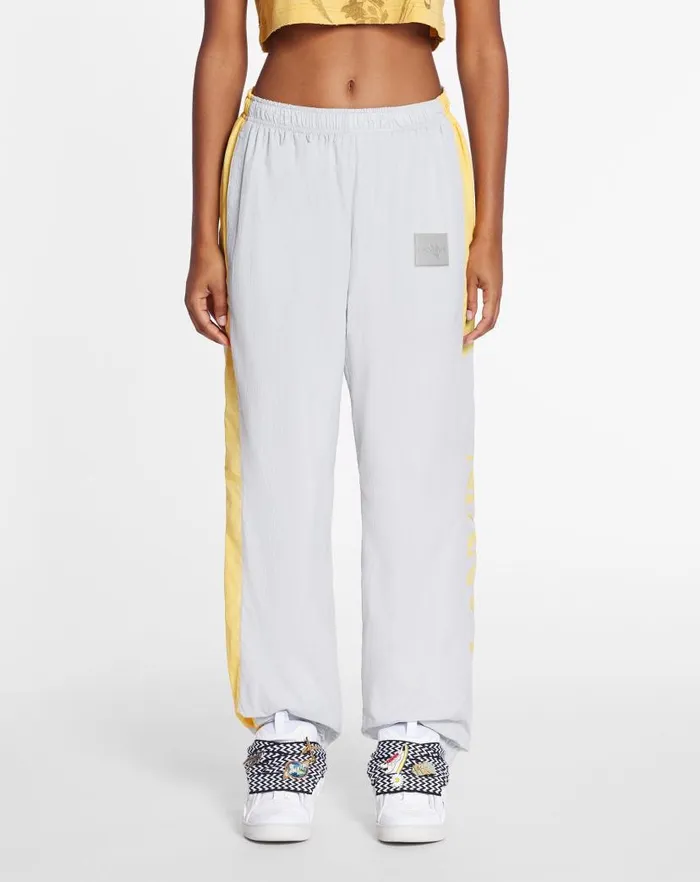 Men Lanvin Pants and Shorts Lanvin X Future Jogging Pants With Contrasting Stripes Eagle Grey