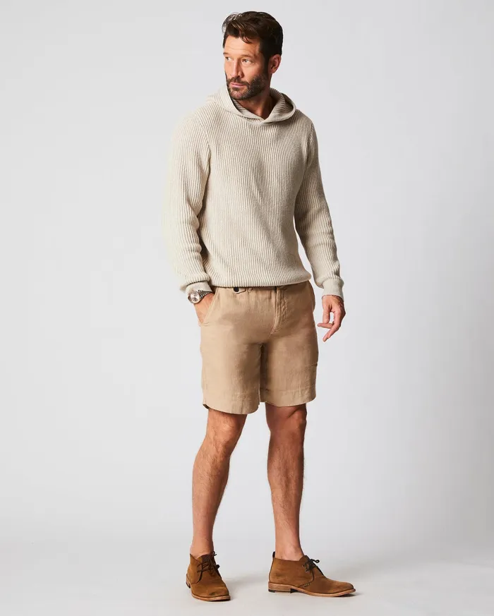 Men Linen Moore Short Khaki Billy Reid Bottoms